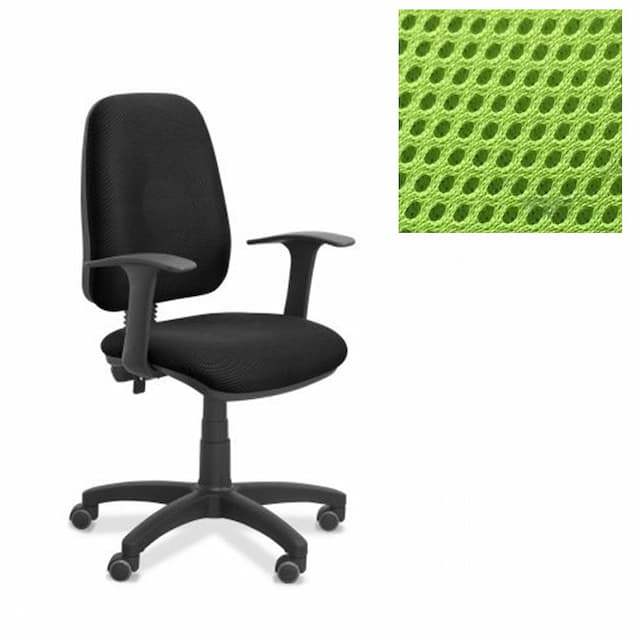 Офисное кресло для персонала Юнитекс Эльза Т TW ткань TW салатовая