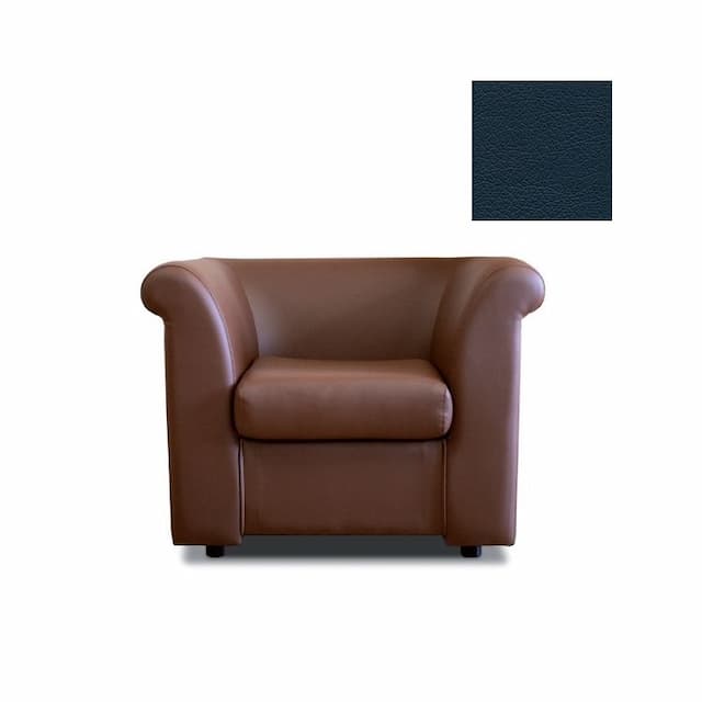 Кресло Юнитекс ПАРЛАМЕНТ М.К1.05.3.Ч 8FM1ZZZZMFZ экокожа премиум / синяя