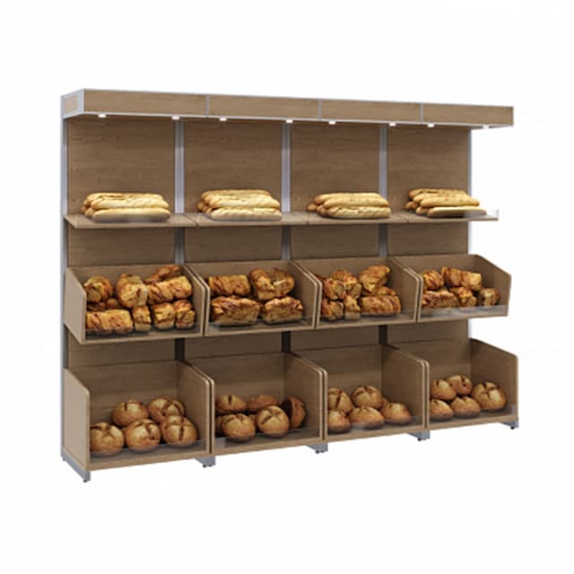 Нейтральная пристенная витрина Полюс CARBOMA S5-20 05