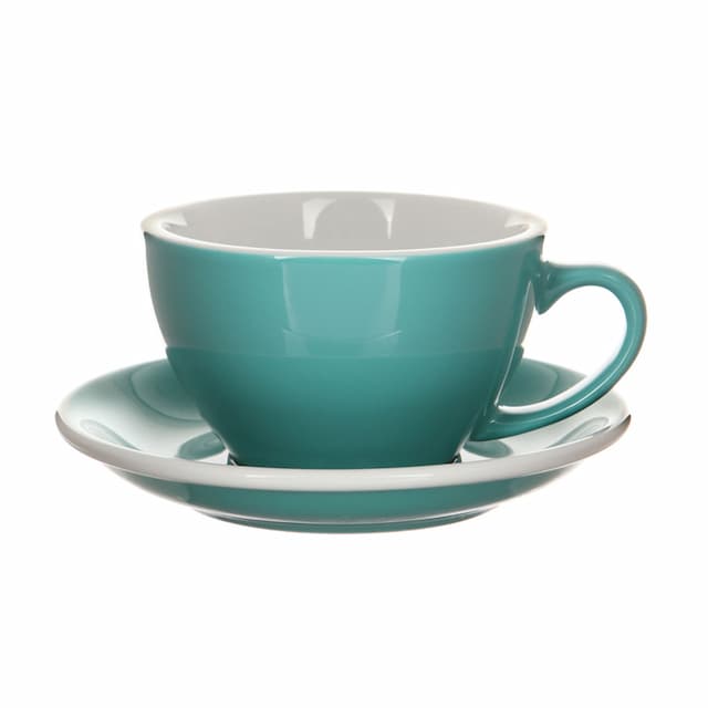 Кофейная пара Loveramics (Лаврамикс) Egg 300ml бирюзовая