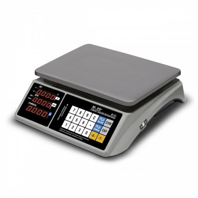 Торговые настольные весы MERTECH M-ER 328 AC-15.2 "TOUCH-M" LED