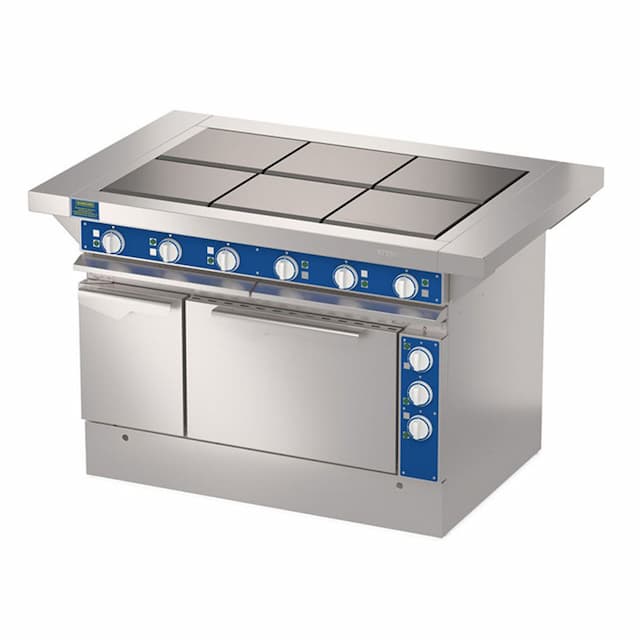 Электроплита 6-ти конфорочная с жарочным шкафом Atesy ЭПШЧ 9-6-24